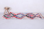 Vintage handmade moroccan berber runner rug 2.4 FT X 6 FT