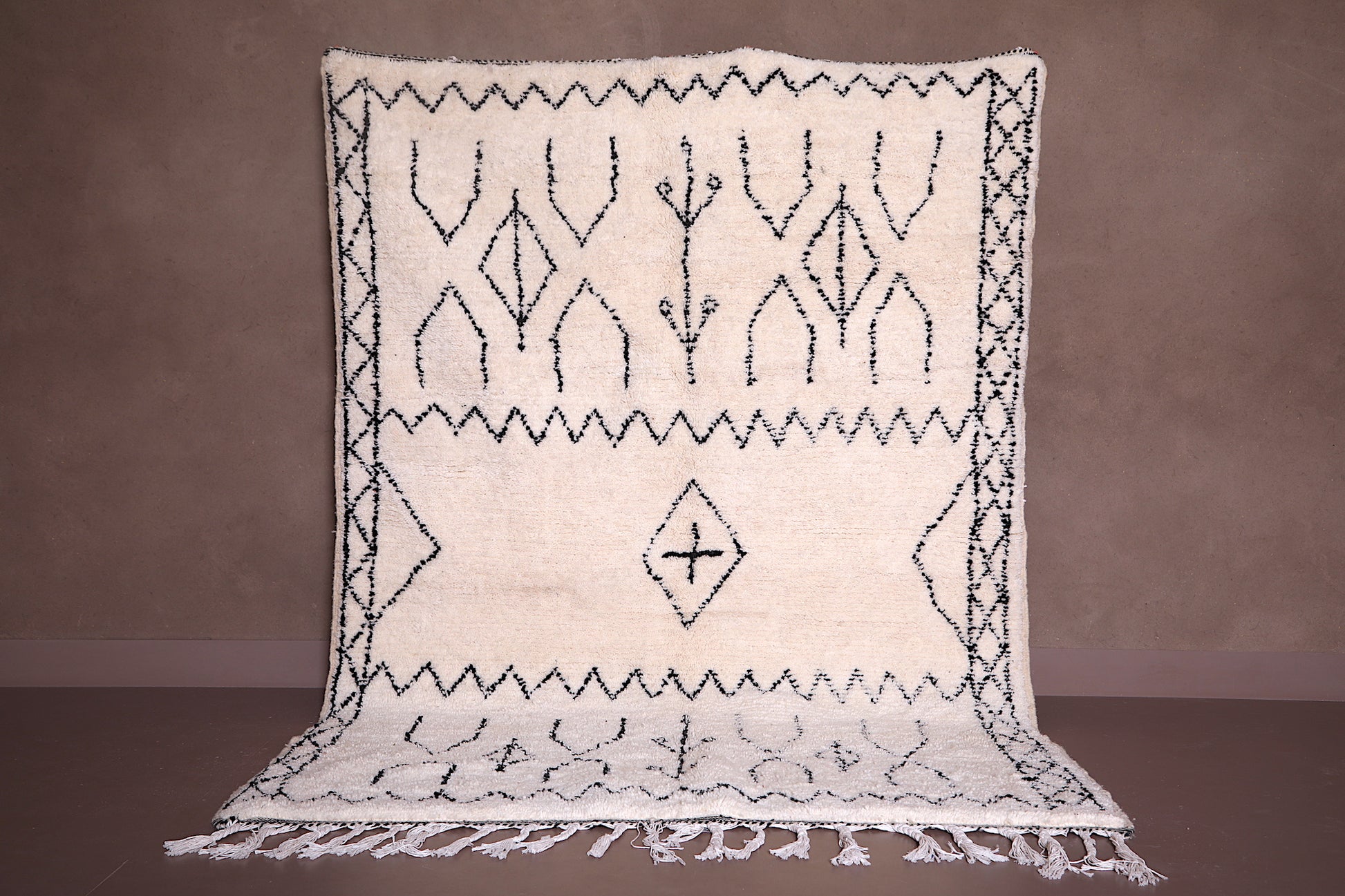Custom Moroccan rug - Beni ourain handmade rug