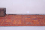 Vintage handmade moroccan berber runner rug 6.3 FT X 16.2 FT