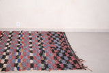 Wonderfully Colored Boucherouite rug 4.9 FT X 6.3 FT