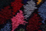 Colorful handmade moroccan berber rug 3.6 X 5.5 Feet