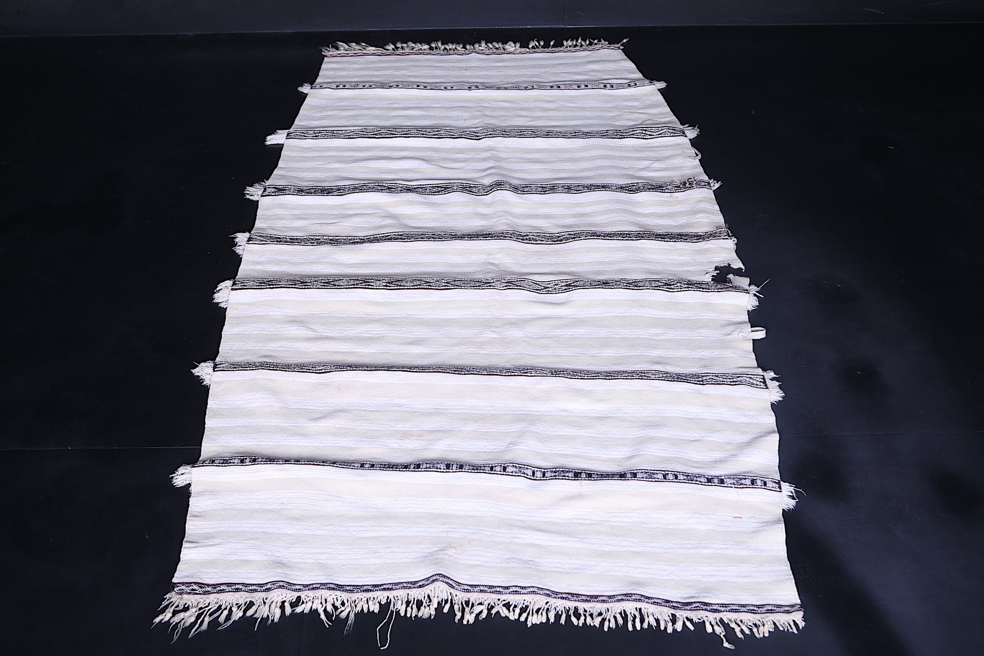 Berber wedding blanket rug 3.8 FT X 6.9 FT