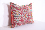 Moroccan handmade kilim pillow 17.3 INCHES X 22 INCHES