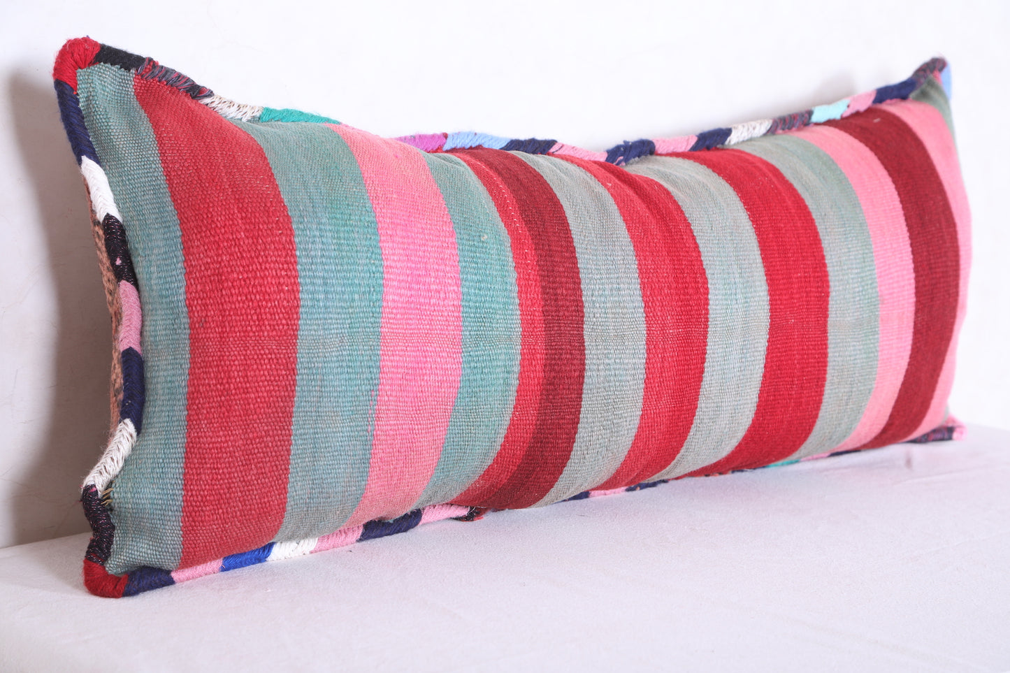 Moroccan handmade kilim pillow 15.7 INCHES X 37 INCHES