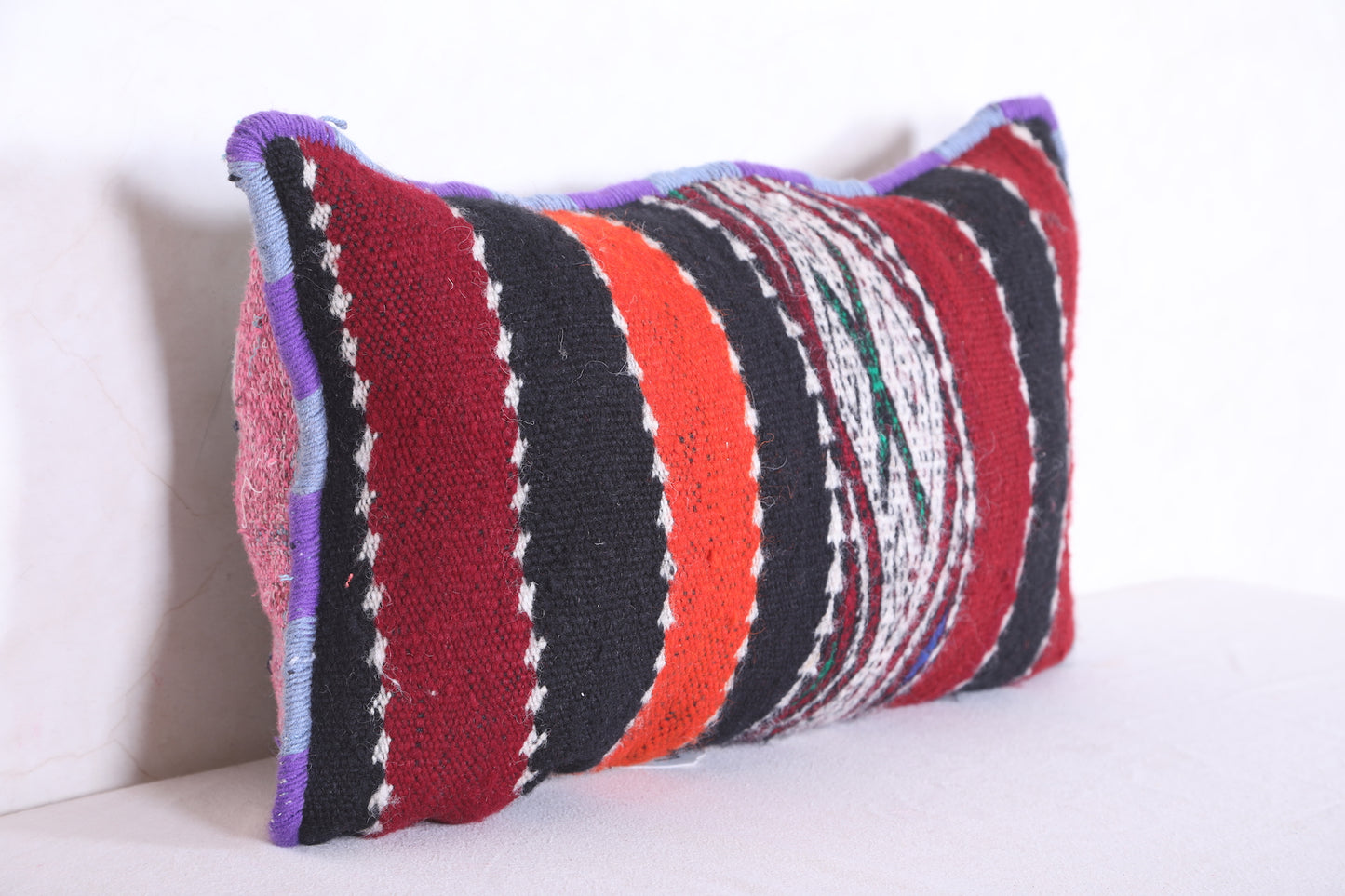 Moroccan handmade kilim pillow  14.5 INCHES X 24.4 INCHES