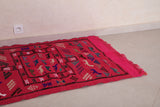 Moroccan rug kilim 3 FT X 4.7 FT