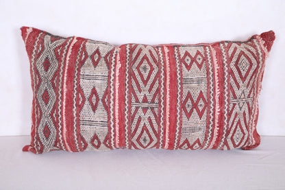 Moroccan handmade kilim pillow 16.1 INCHES X 29.1 INCHES