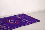 Handwoven moroccan rug 2.9 FT X 4.9 FT