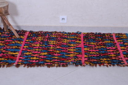 Colorful Moroccan Hallway Rug 2.6 X 5.7 Feet