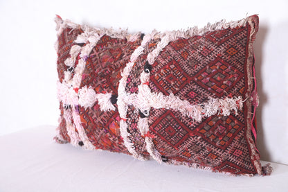 Moroccan handmade kilim pillow 15.3 INCHES X 25.5 INCHES