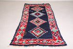 Red and black runner rug 3.5 X 8.9 Feet