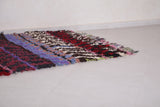 Moroccan Boucherouite rug 4.4 X 6.9 Feet