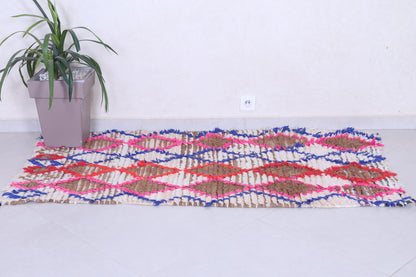Colorful Moroccan Berber rug 3 X 5.8 Feet
