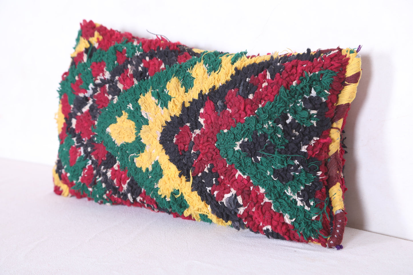 Moroccan handmade kilim pillow 10.6 INCHES X 20 INCHES