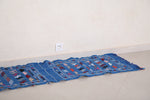 Blue Kilim Runner carpet 1.7 FT X 6.2 FT