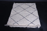 Handmade beni ourain rug 3 x 4.8 Feet