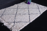 Handmade beni ourain rug 3 x 4.8 Feet