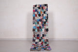 Colorful Runner Boucherouite rug 1.6 X 6.5 Feet
