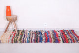 Striped Moroccan Rug Shag 2 X 5.6 Feet