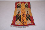 Vintage handmade runner rug 2.8 FT X 7.5 FT