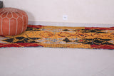 Vintage handmade runner rug 2.8 FT X 7.5 FT