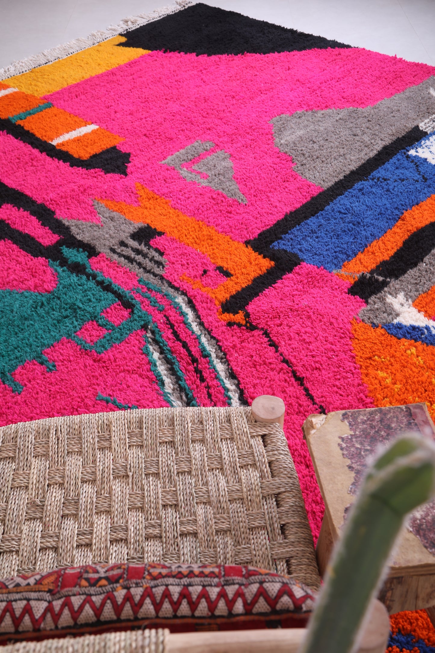 Contemporary Moroccan rug - Colorful rug - Custom Rug