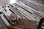 Handmade custom Moroccan rug - wool berber carpet
