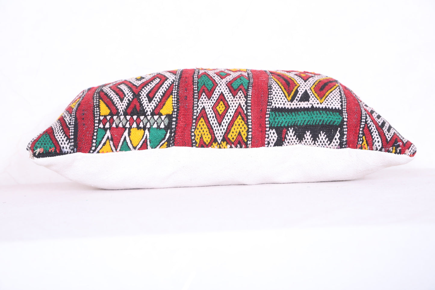 Moroccan handmade kilim pillow 11.8 INCHES X 19.2 INCHES