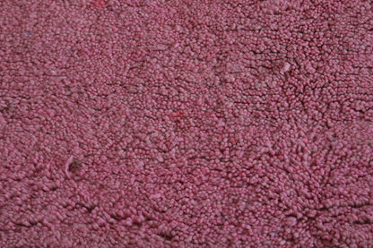Pink handmade moroccan rug 3.4 X 4.7 Feet