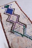 Vintage handmade moroccan berber runner rug  2.6 FT X 6.5 FT