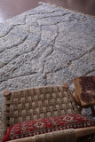 Gray Beni ourain rug - Moroccan Berber Rug - Custom Rug
