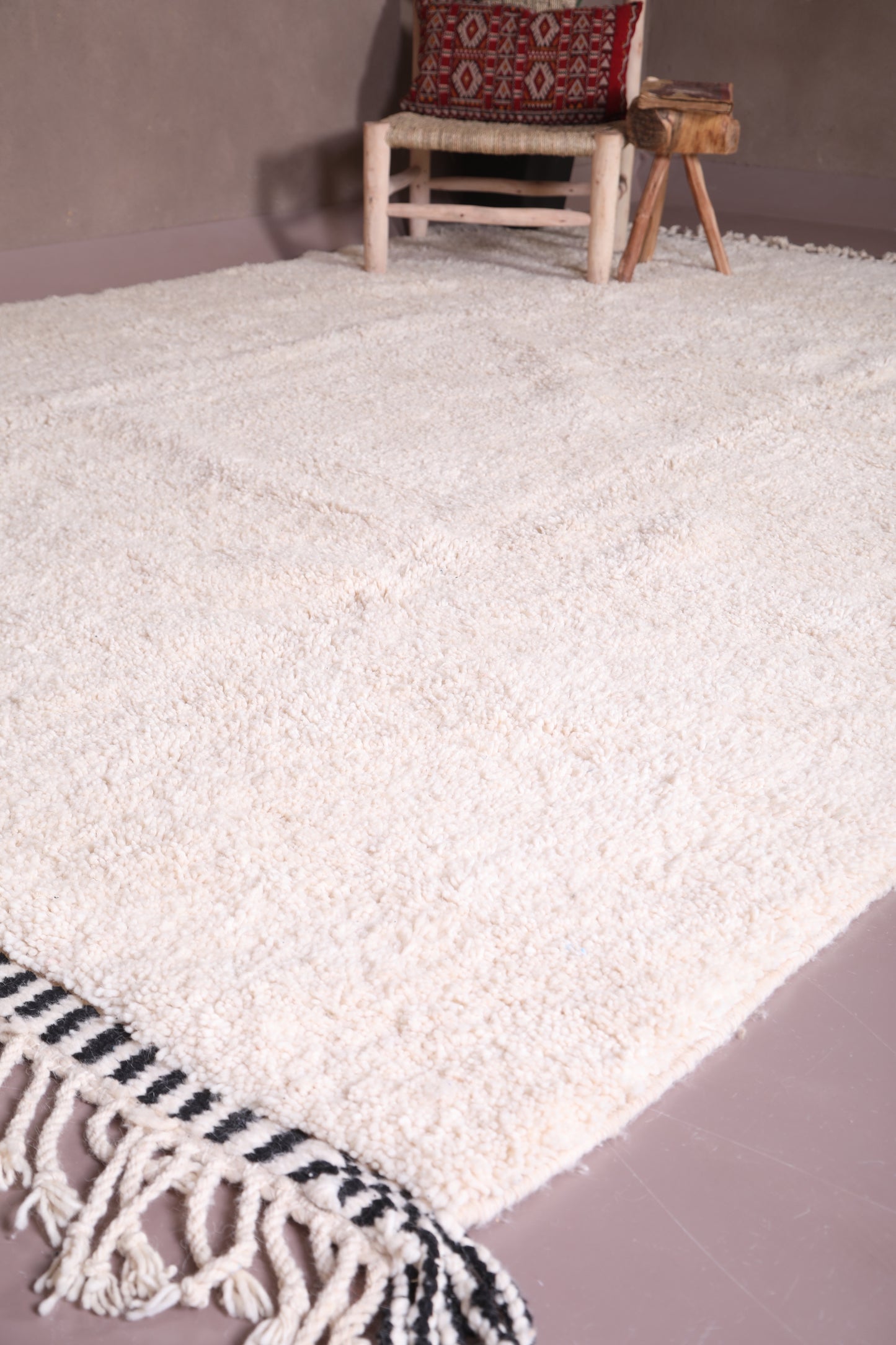 Custom Moroccan rug - Simple Beni ourain rug