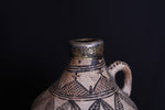 Antique moroccan berber clay water pot 5.3 INCHES X  7.6 INCHES