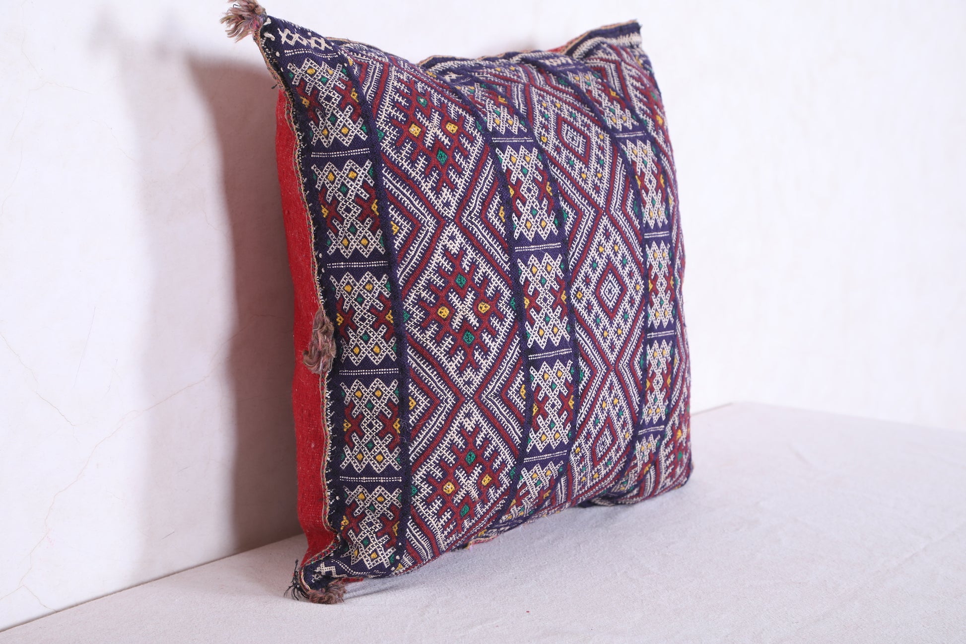 Moroccan handmade kilim pillow 18.1 INCHES X 18.8 INCHES
