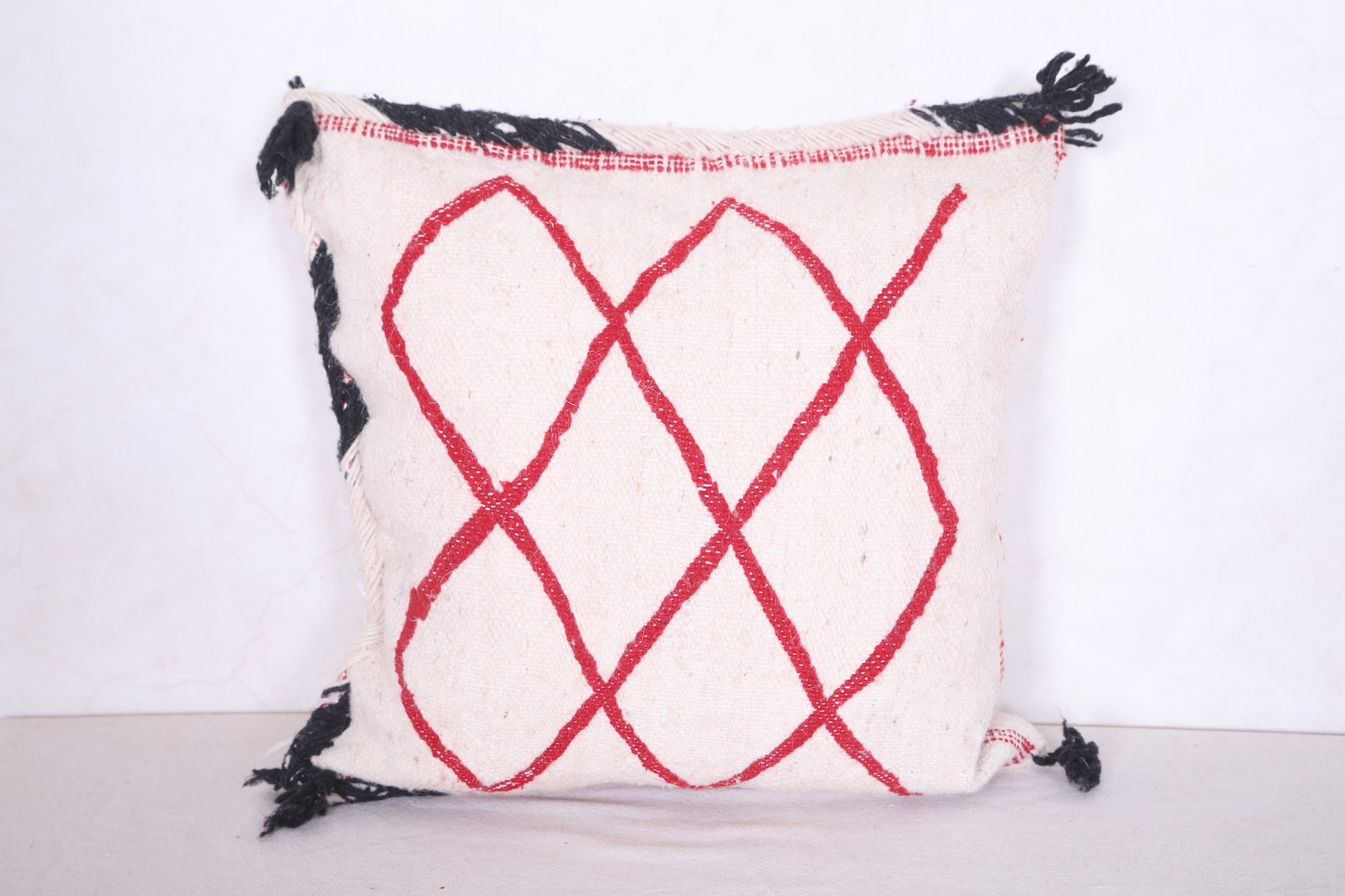 Moroccan handmade kilim pillow 13.1 INCHES X 18.5 INCHES