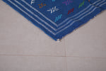 Moroccan rug blue 3.2 FT X 5 FT