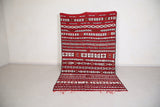 Vintage berber kilim rug 5.3 ft x 9 ft