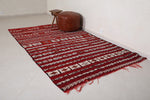 Vintage berber kilim rug 5.3 ft x 9 ft