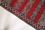 Bohemian kilim Vintage Berber rug 5.5 FT X 11.3 FT
