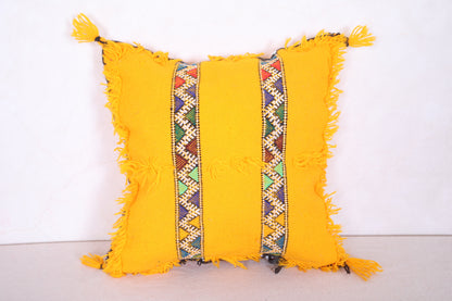 Moroccan handmade kilim pillow 13.3 INCHES X 13.7 INCHES