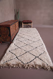 Runner Moroccan Rug - Handmade Beni Ourain Rug - Custom Rug