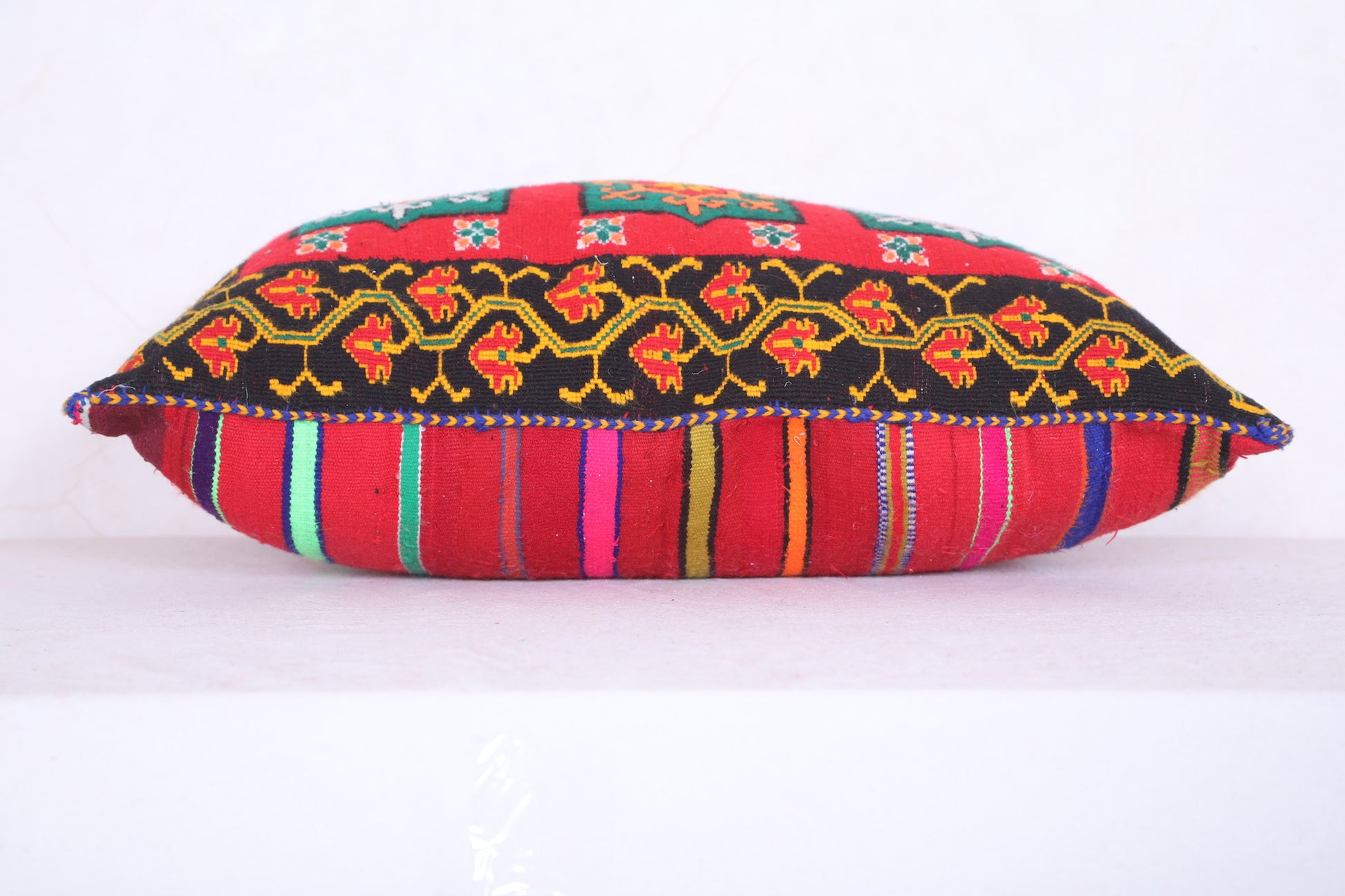 Moroccan handmade kilim pillow  16.5 INCHES X 22.4 INCHES