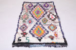 Colorful Moroccan handmade berber rug 3.1 X 5.8 Feet