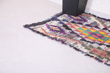 Colorful Moroccan handmade berber rug 3.1 X 5.8 Feet