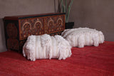 Two Amazing Floor poufs Ottoman
