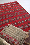 Handwoven Berber kilim rug 5.1 ft x 10.8 ft