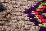 Handmade azilal runner rug 4.1 X 7.2 Feet