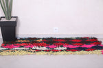 Colorful Shaggy Runner Rug 2.2 X 5.3 Feet