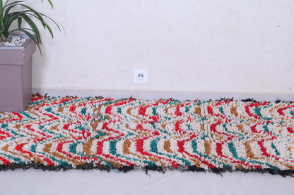 Moroccan hallway rug shag 2.8 X 5.7 Feet