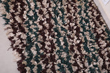 Moroccan boucherouite rug 3.1 X 6.6 Feet